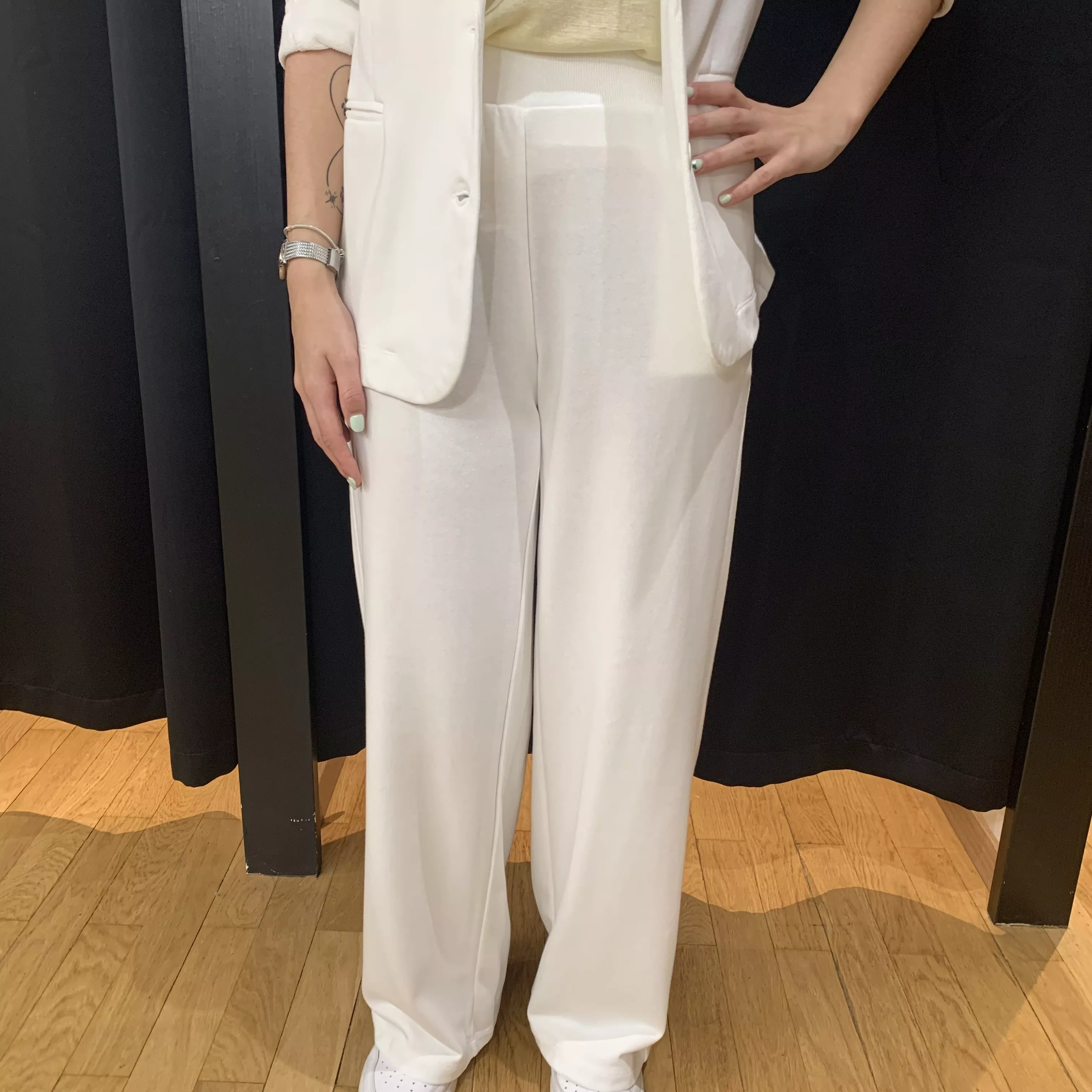 LOLITA PANTALON BLANC COTON  LES PETITES BOMBES