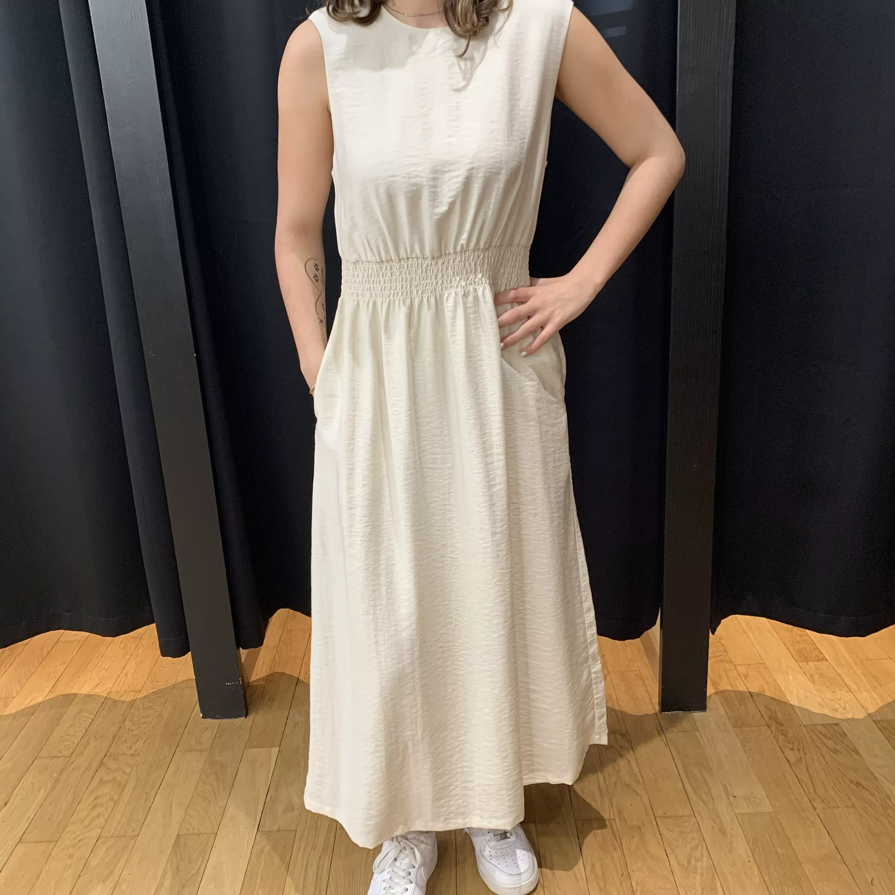 ROBE LONGUE VISCOSE SANS MANCHES MSCH COPENHAGEN