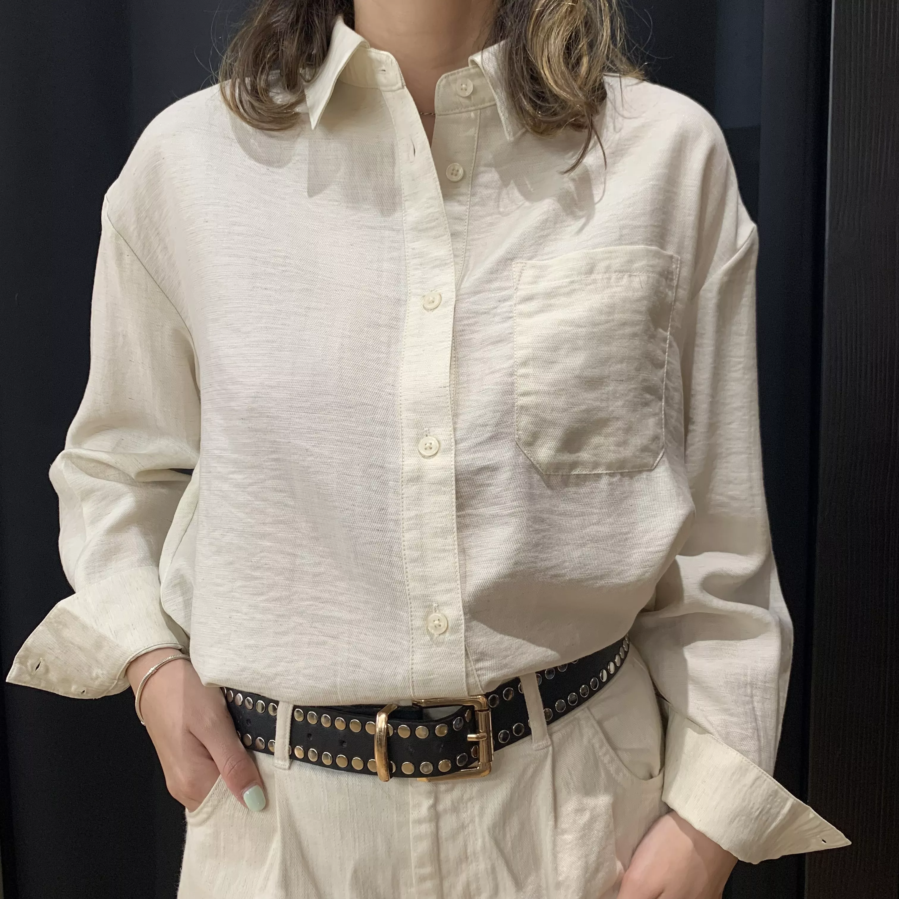 BLOUSE VISCOSE MANCHES LONGUES MSCH COPENHAGEN