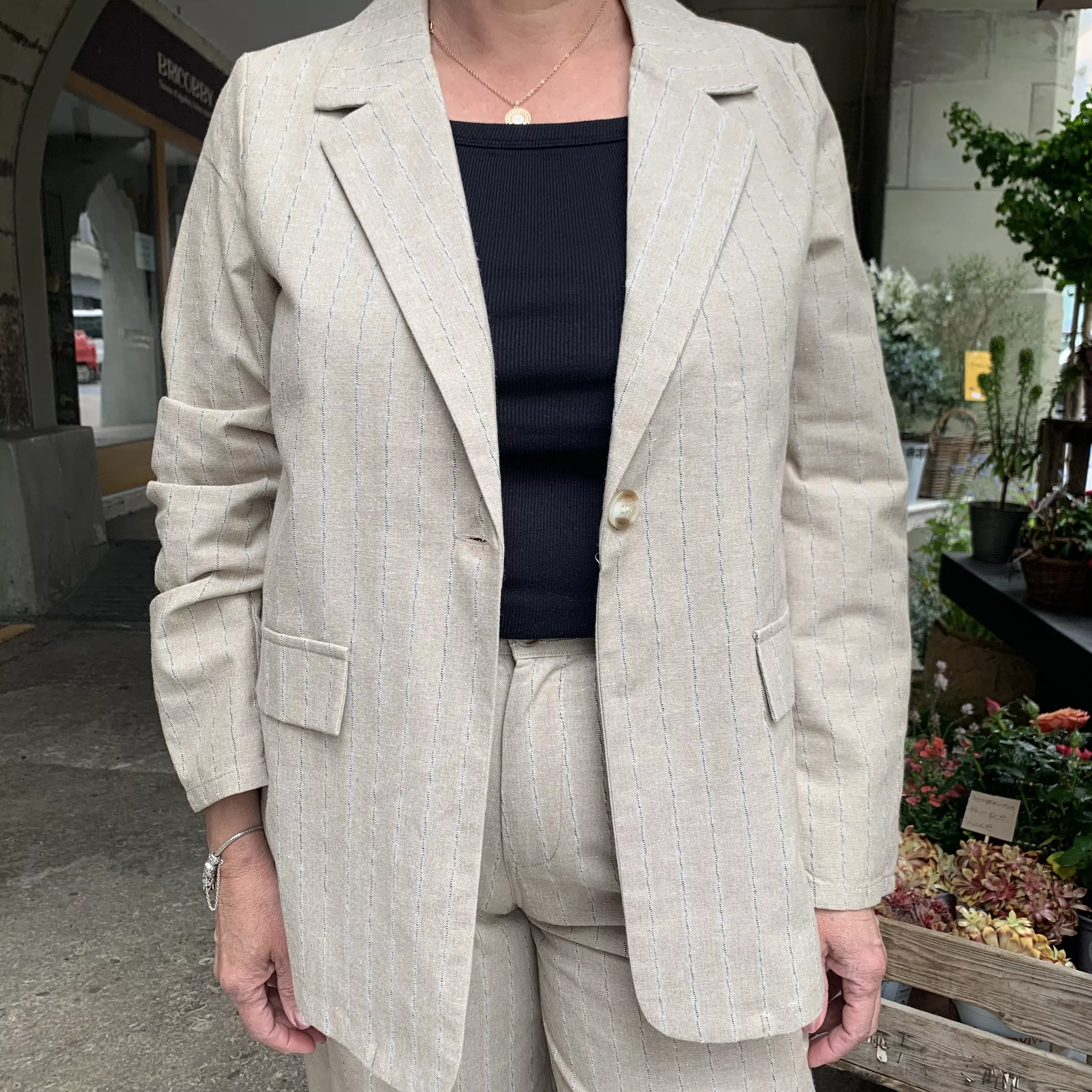 BLAZER COTON ET LIN SMILLA