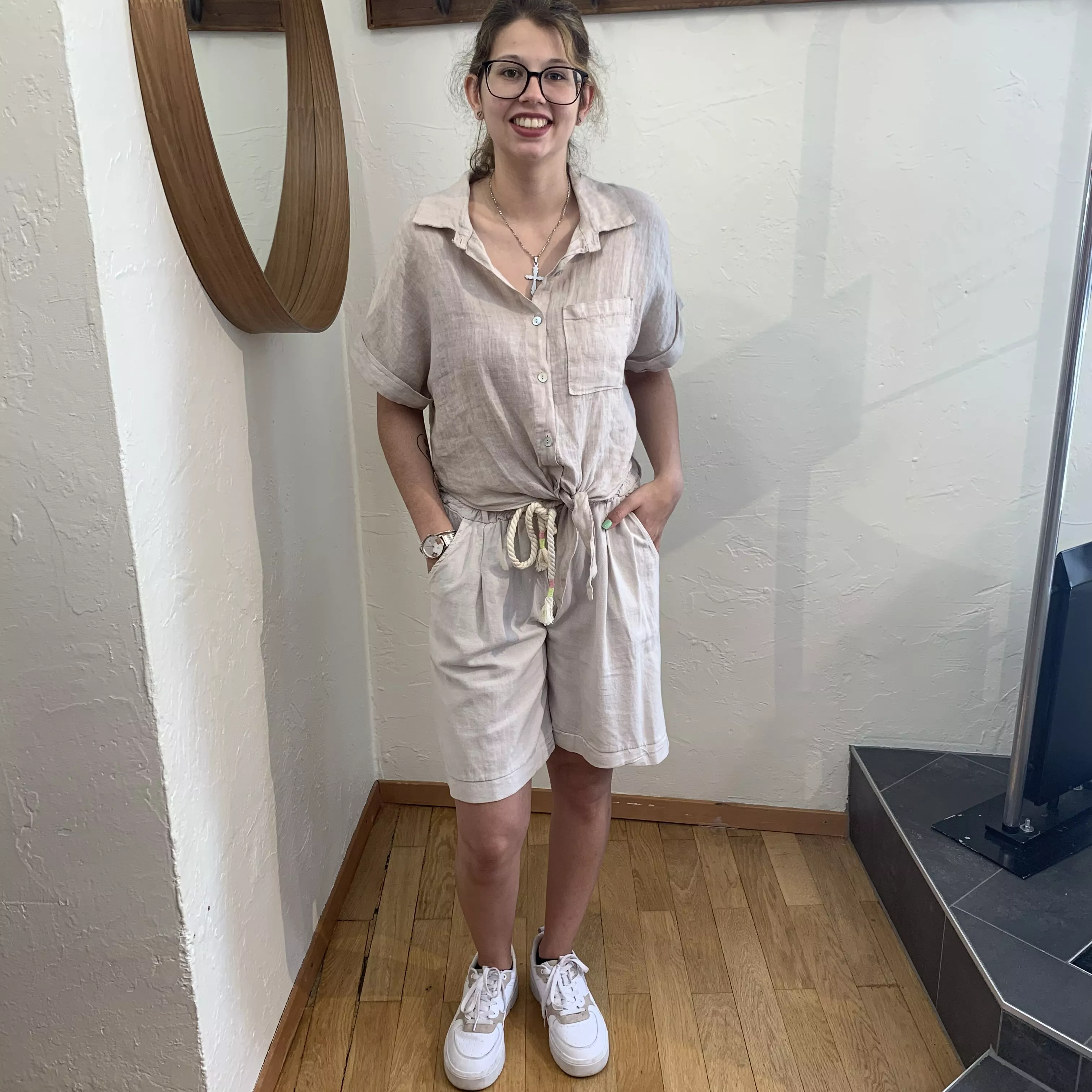 BLOUSE EN LIN